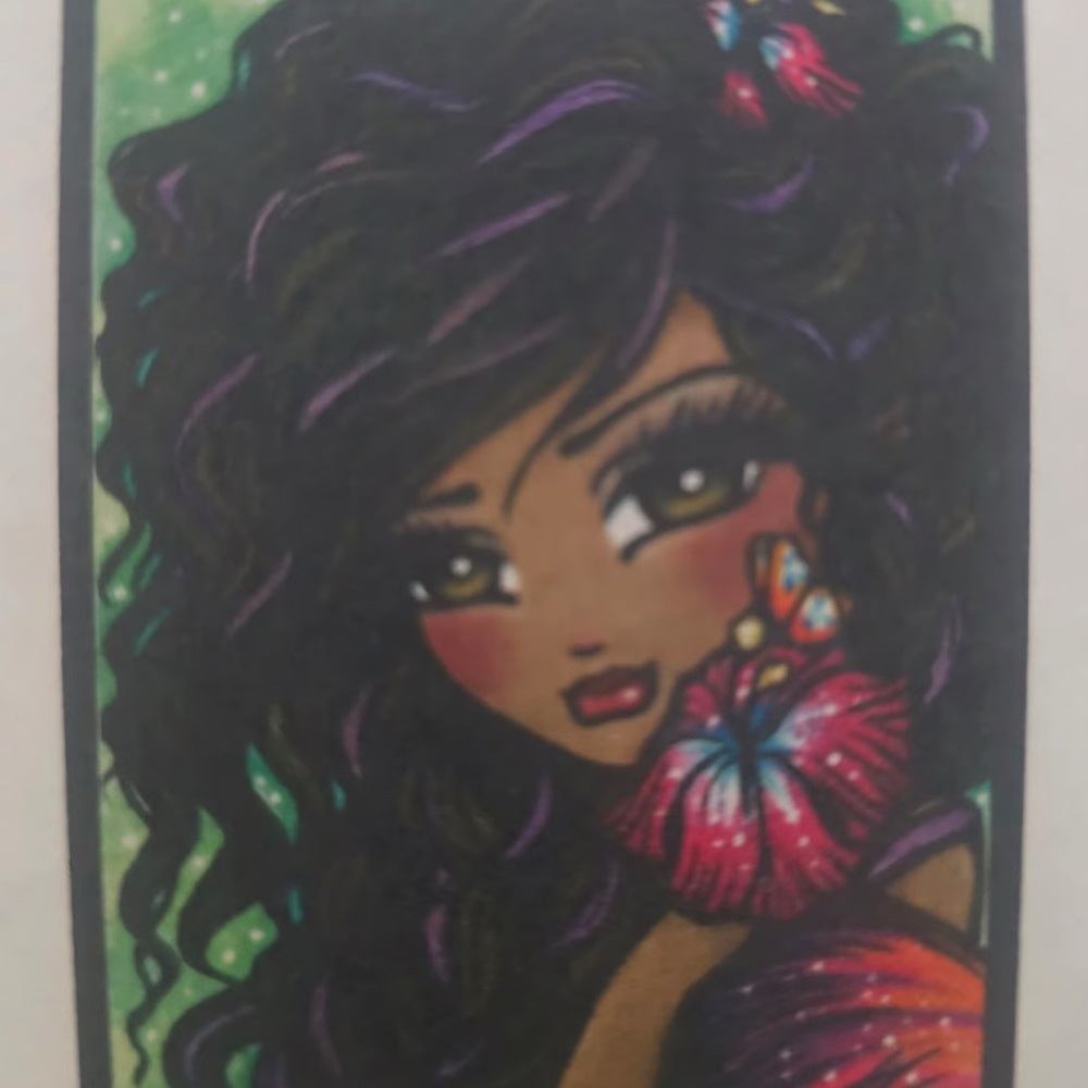 Aliah by: Hannah Lynn. Diamond art.
